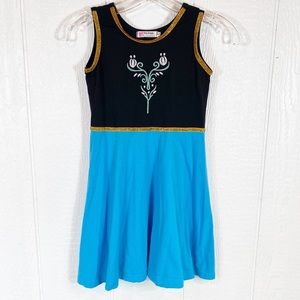 Girls Disney Frozen Princess Anna Inspired Dress